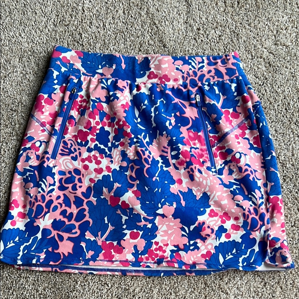 Talbots Blue and Pink Women's Skirt